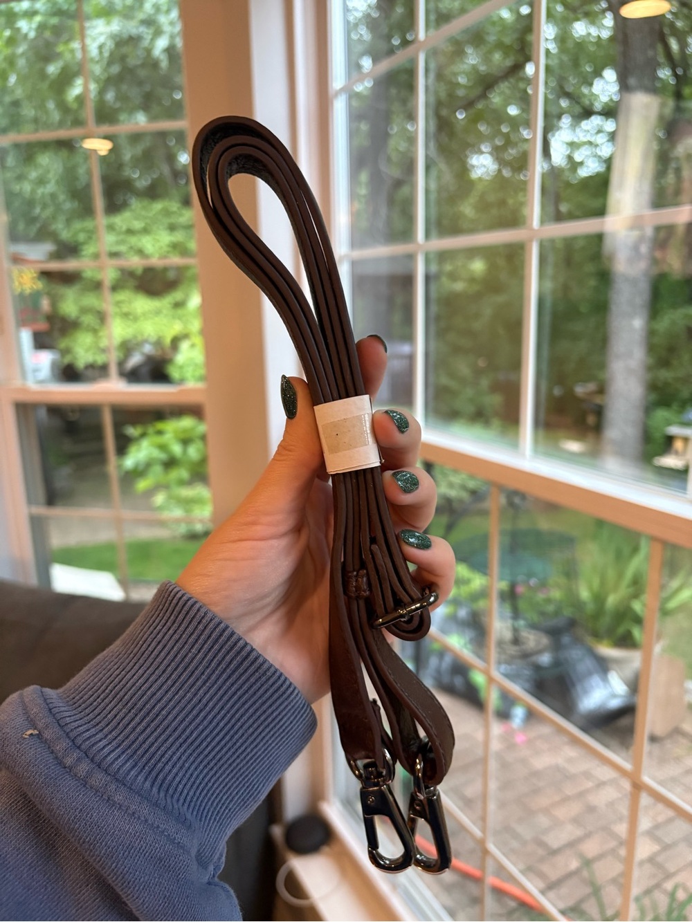 Brown Leather Shoulder Strap for Bags